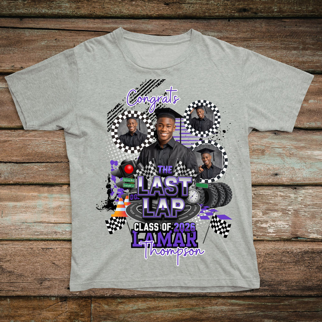 Last Lap Graduation Tee