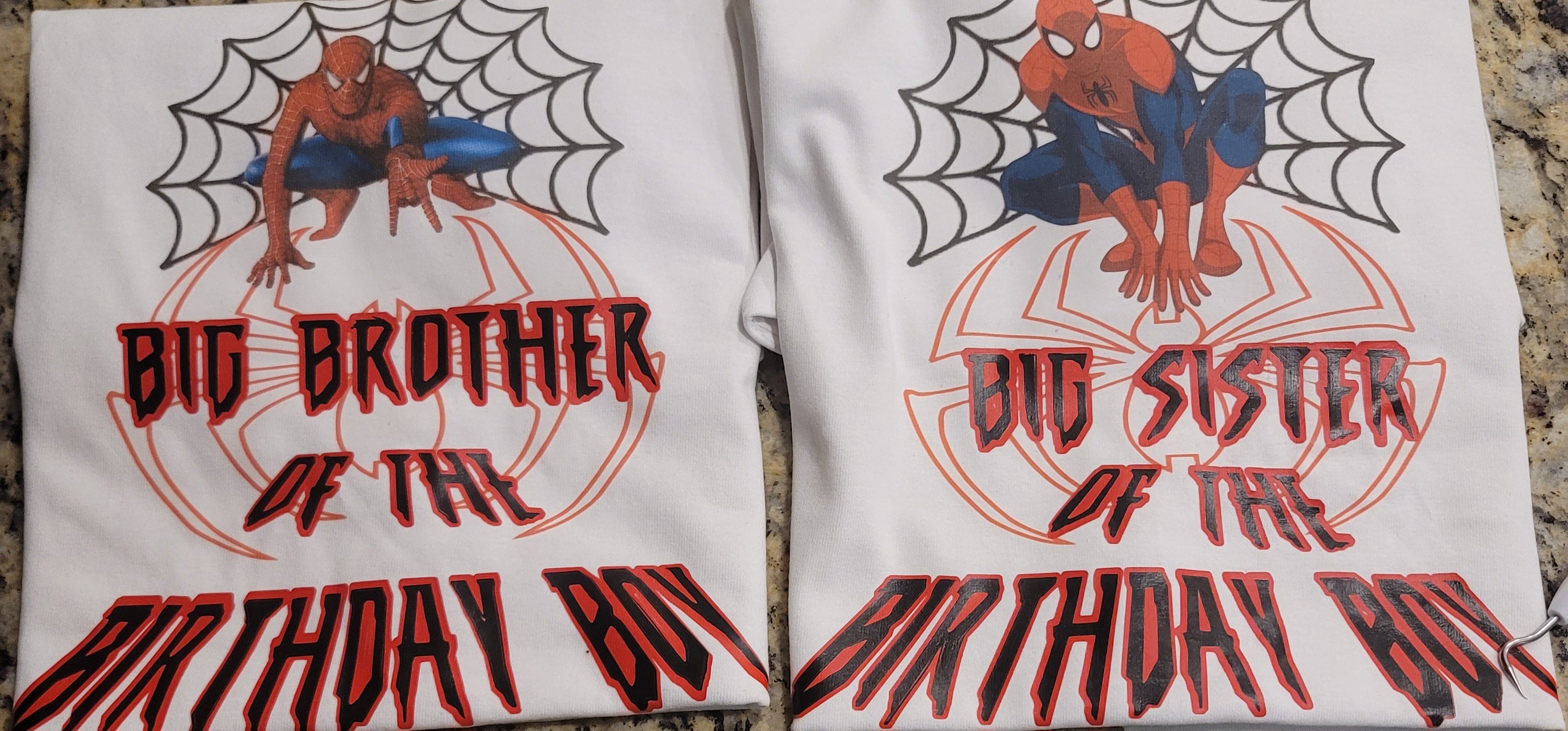 Family Character Birthday Shirts